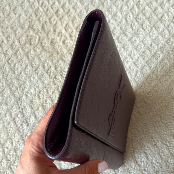 Yves Saint Laurent Purple Clutch Bag - Picture 4 of 7